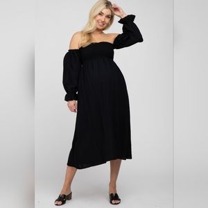 Nwot pinkblush maternity off shoulder dress